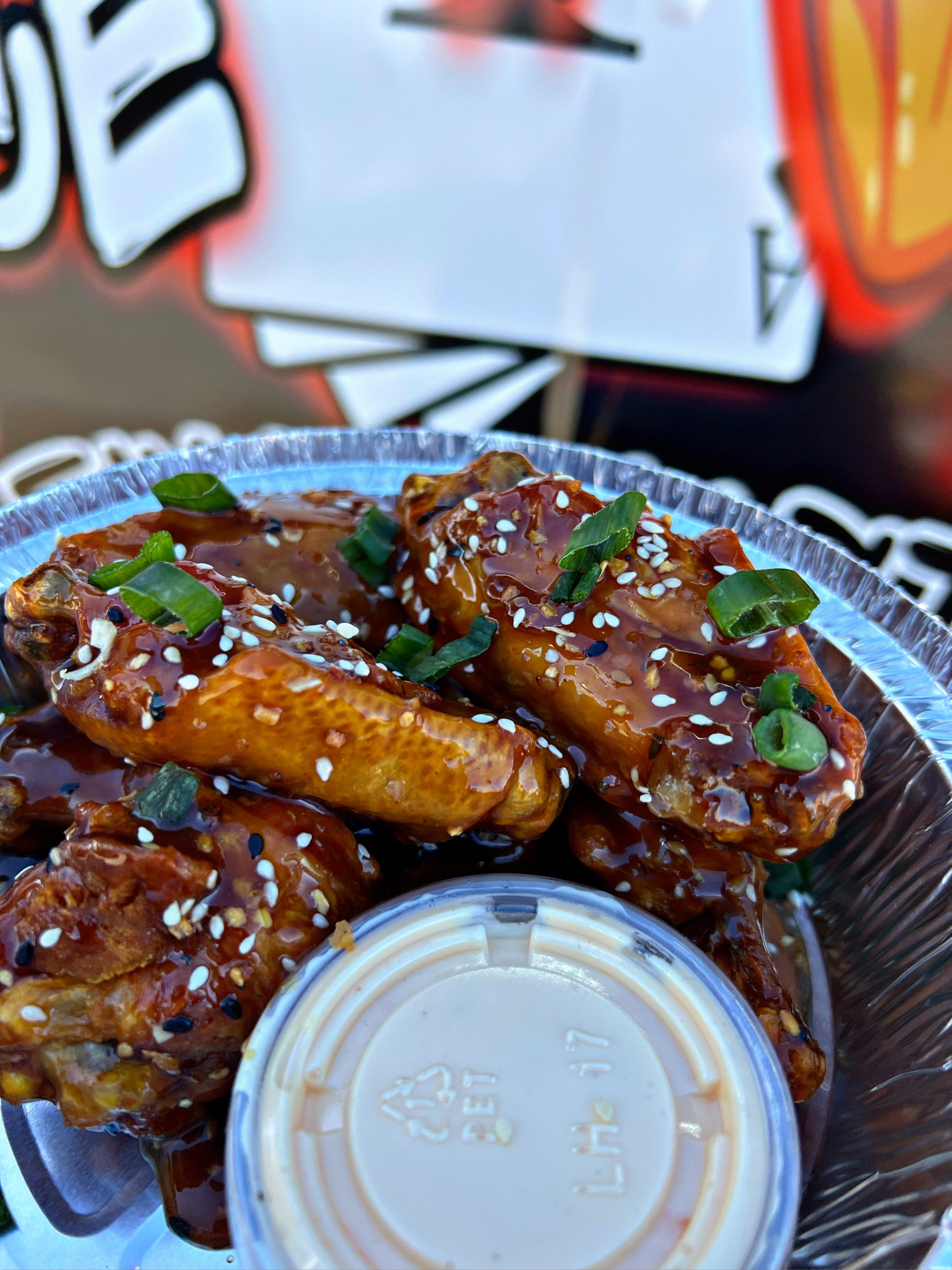 Sweet garlic teriyaki Ace of Wingz