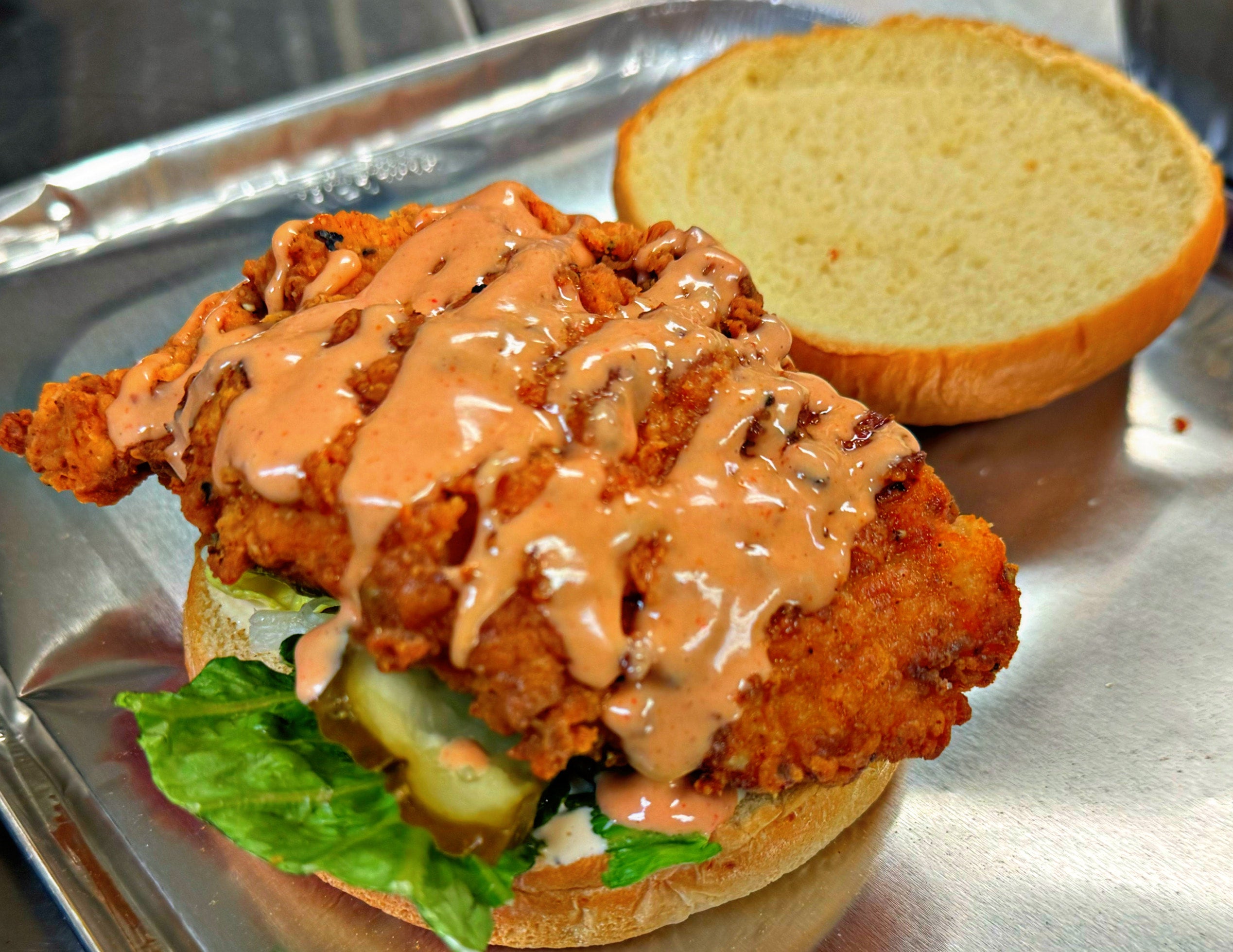 Big Back Chicken Sandwich Combo Ace of Wingz